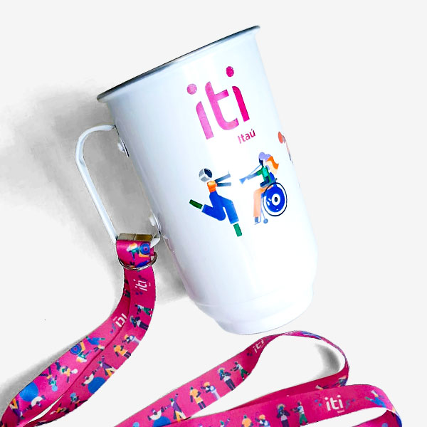 Caneca de Alumínio Branca